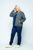 4002 Plus Female 3 Pocket 2 Way Full Zip Warm Up - UNINARD.COM